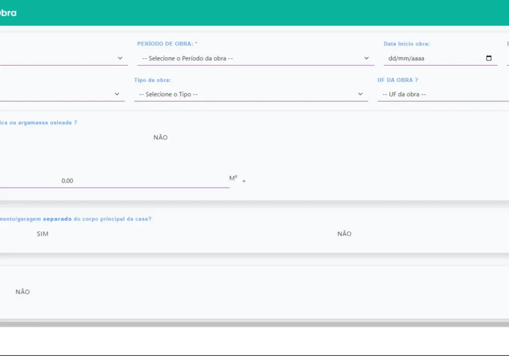Pagina Regularização de Obra