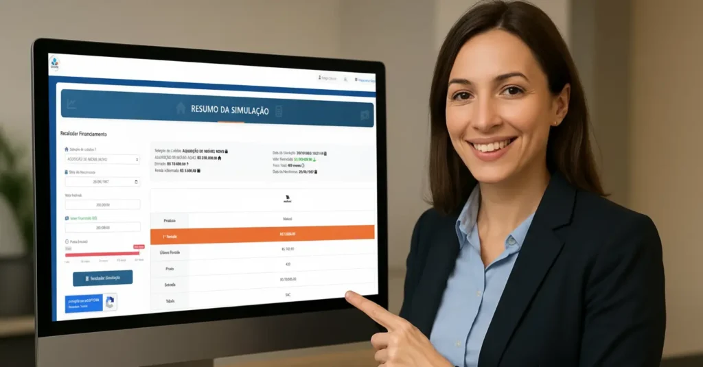 Simulador de crédito habitacional no CRM