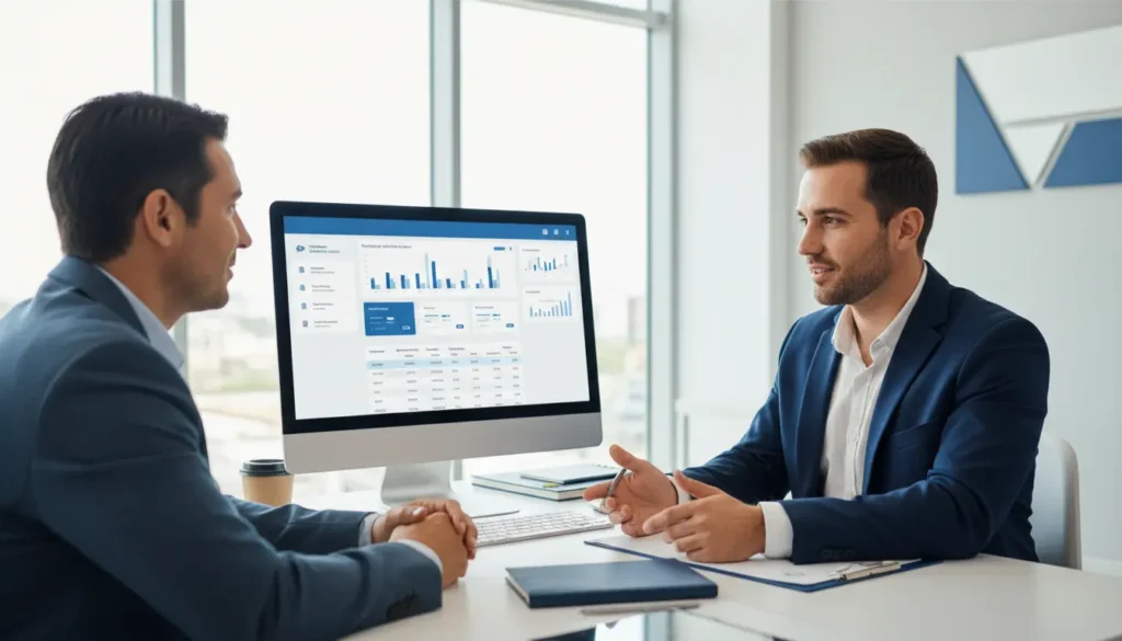 Sistema com simulador de financiamento imobiliário