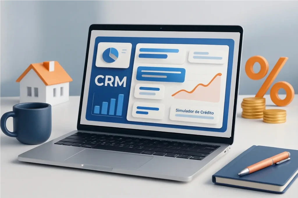 CRM que registra conversas e simulações