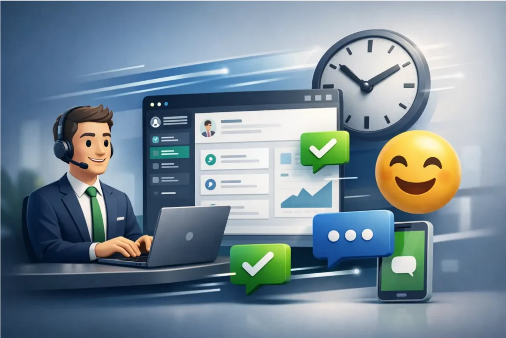 Agilidade no retorno ao cliente