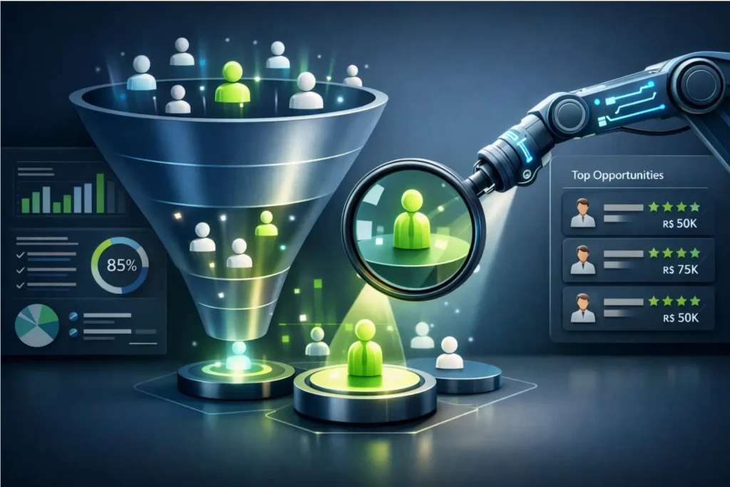 Prioridade automática de oportunidades